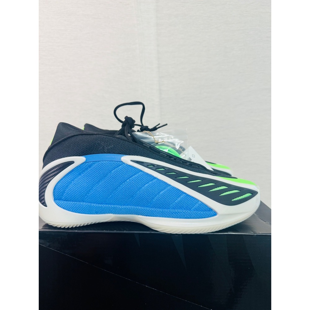 Adidas Anthony Edwards 2 Blue Fusion Lucid Lime Basketball Shoes JR4359 M10 W11
